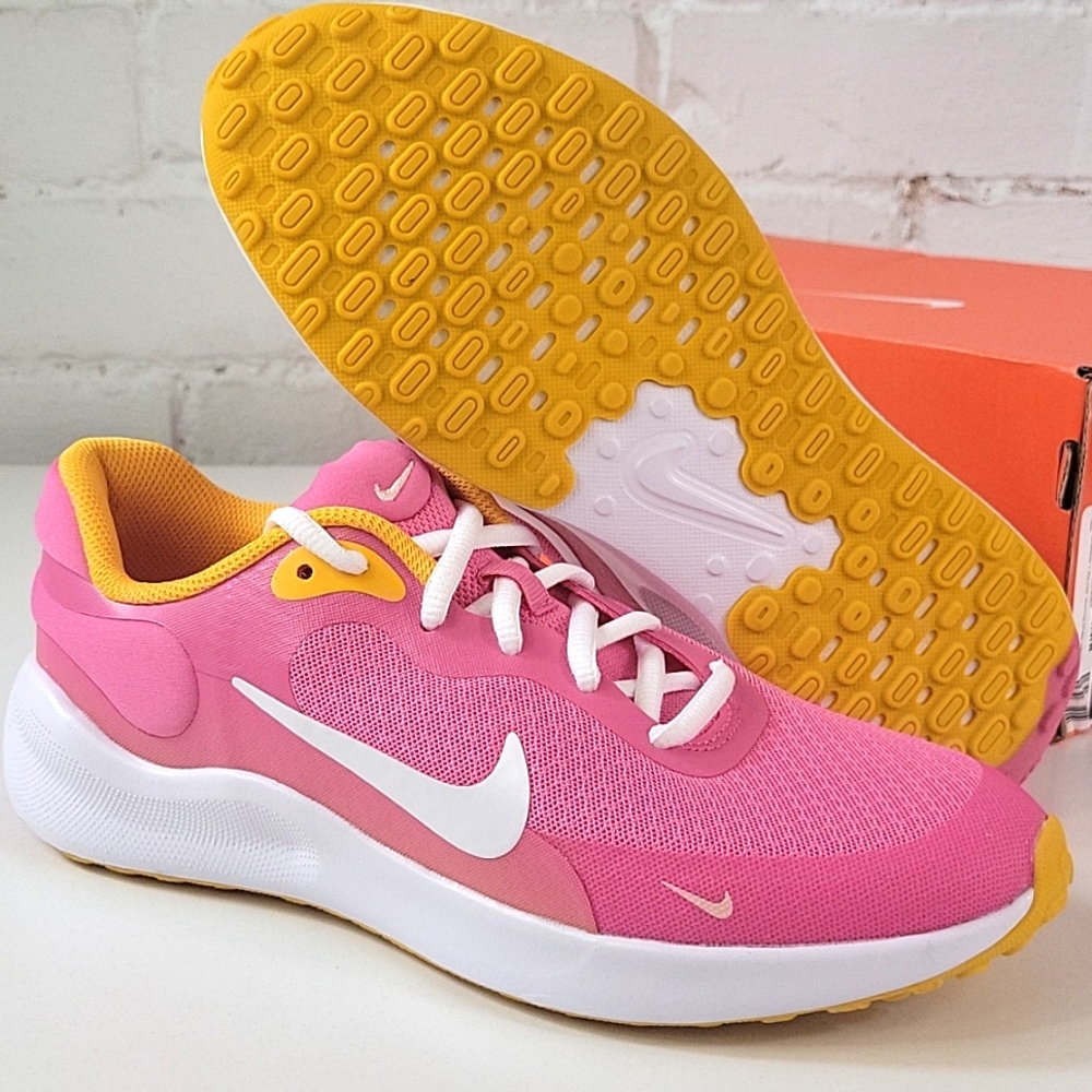 Nike Revolution 7 (GS) Popsicle / Summit White Kids 6.5 /Womens 8